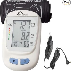 Dr. Morepen 09 Fully Automatic BP Monitor with AC/DC Adaptor and Charger