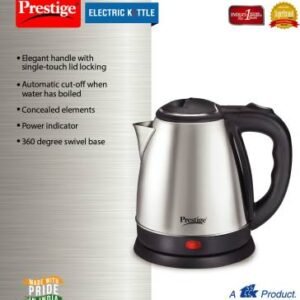 Prestige PKOSS 1.5 Electric Kettle (1.5 L, Silver)